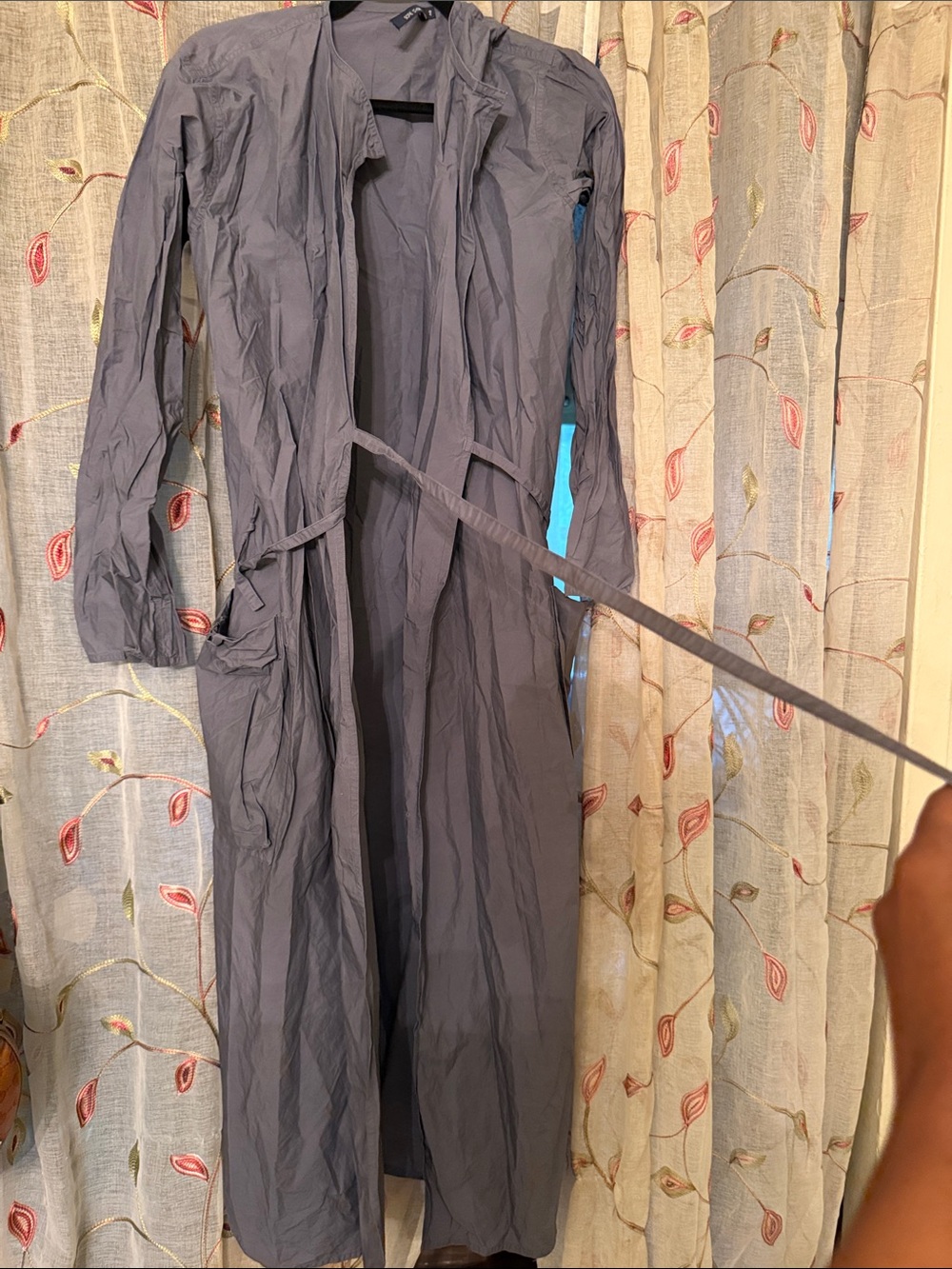 Women’s Lightweight Long Duster Coat - Gray by Sofia D’hoore